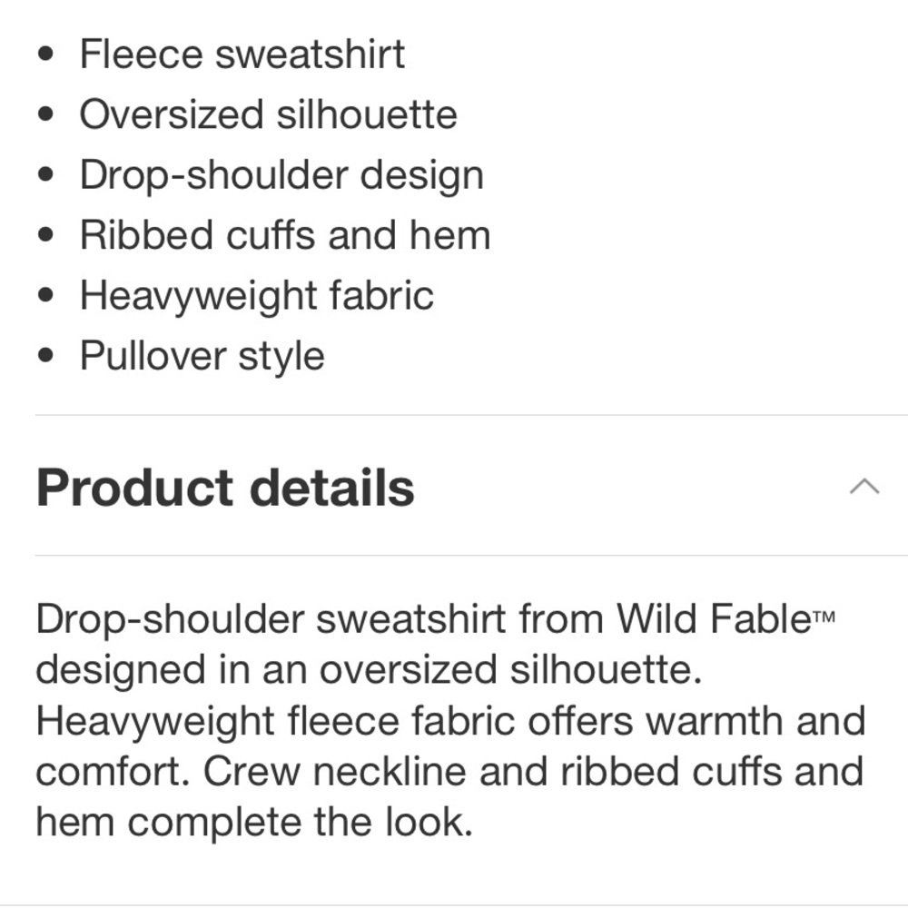 Women's Oversized Pullover Sweatshirt -
Wild Fable™ Light Yellow Fruit new - Picture 5 of 6